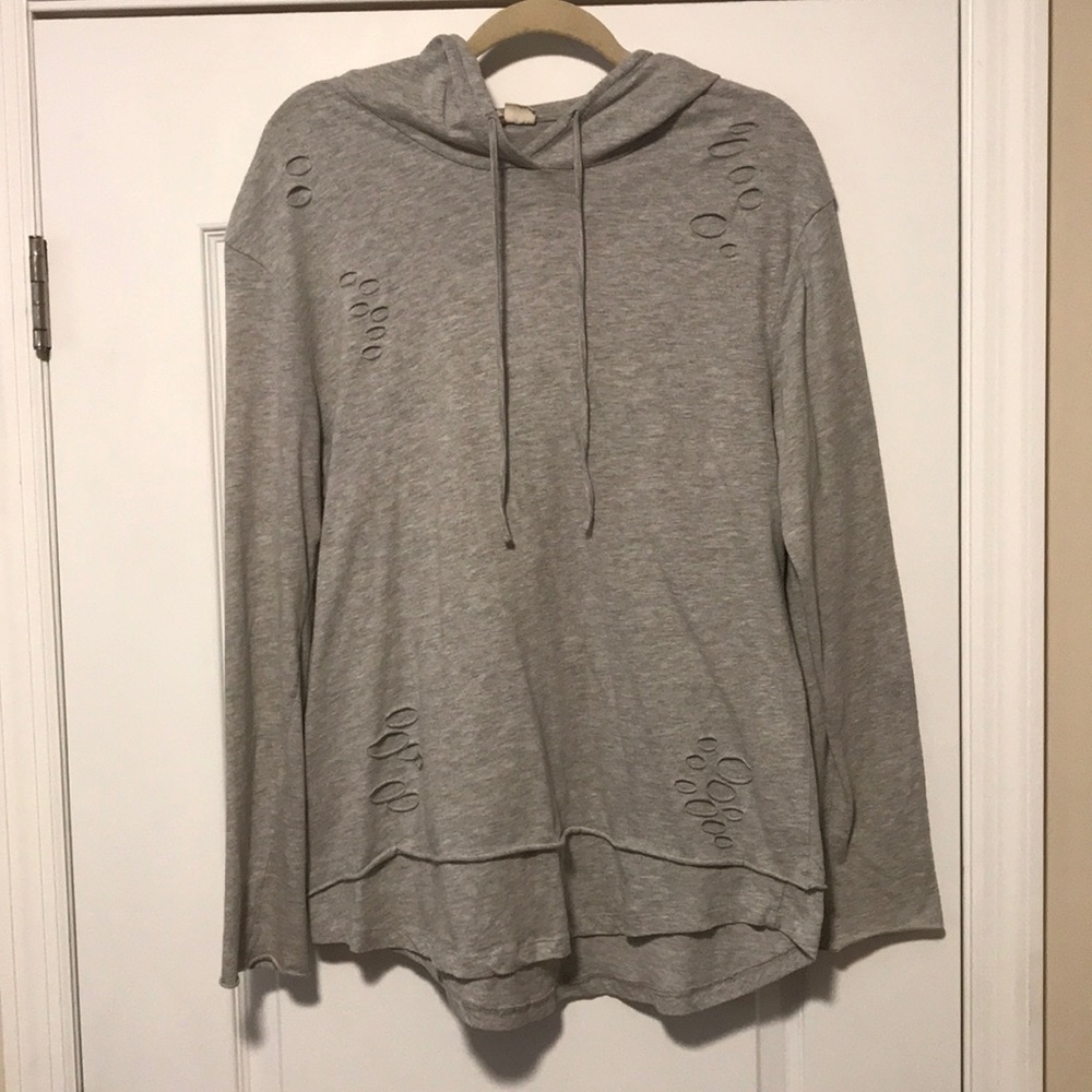 Urban Outfitters light hoodie. Size Medium. Gray